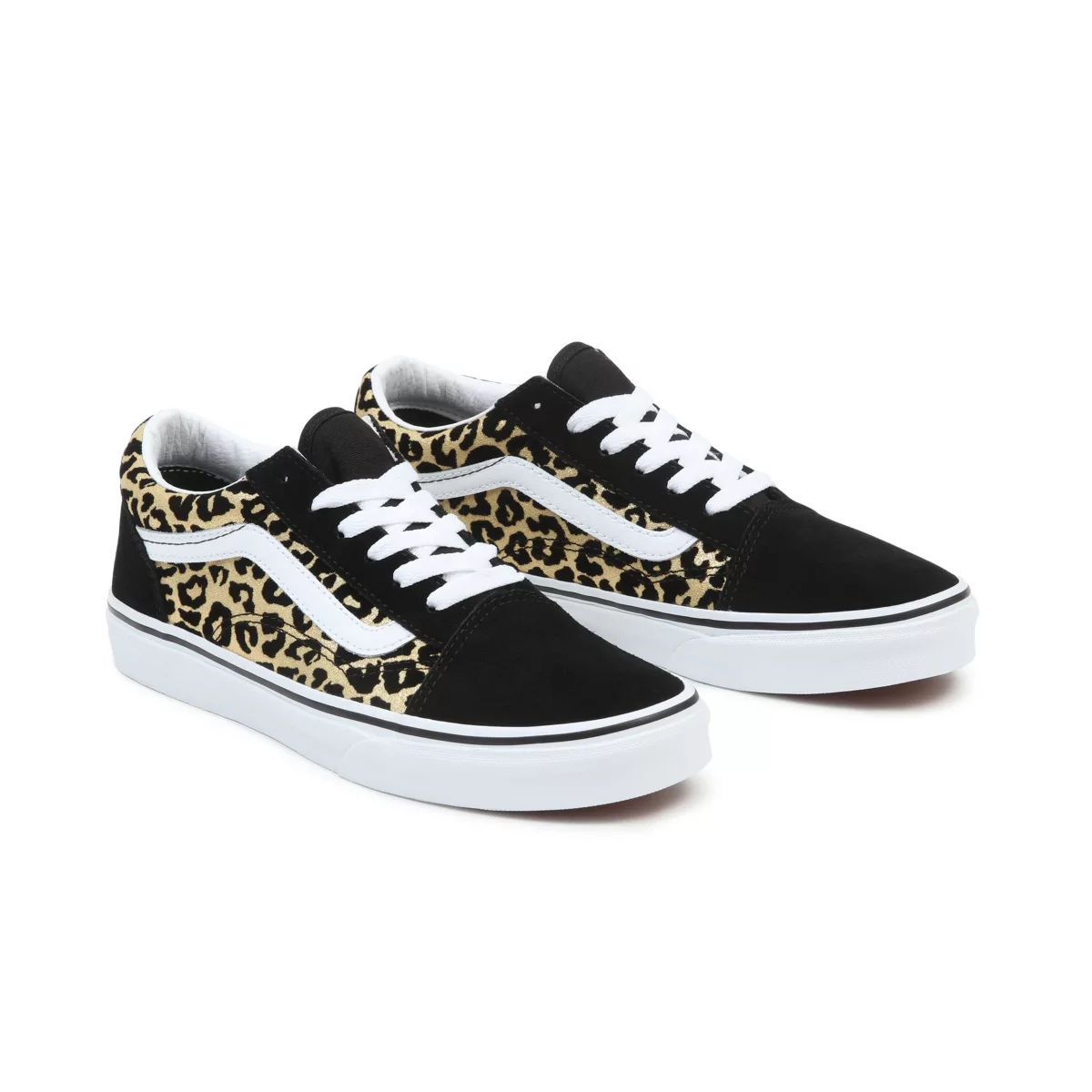 Vans Flocked Leopard Old Skool Negras | VN277E3YT66