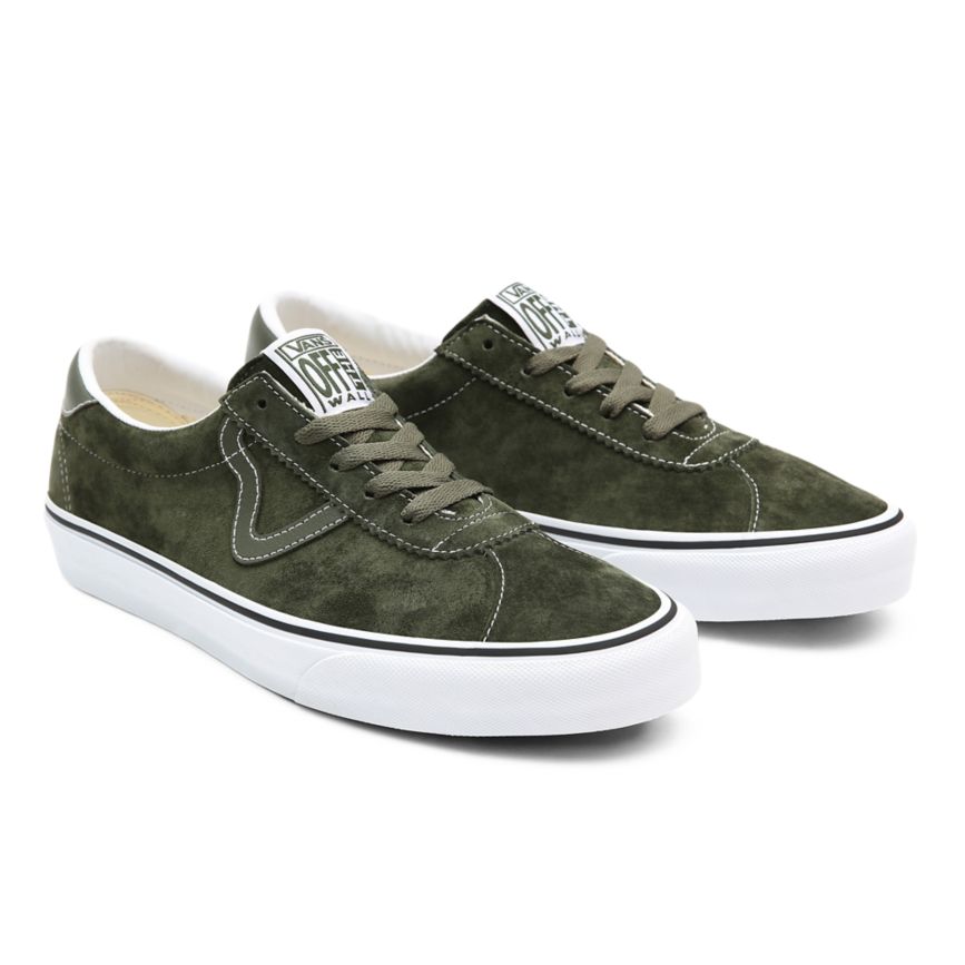 Vans Pig Gamuza Deporte Verde Oliva | VN966J0QW63