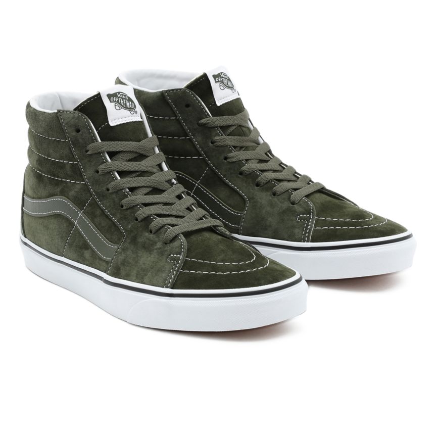 Vans Pig Gamuza SK8-Hi Verde Oliva | VN492Y8RG37