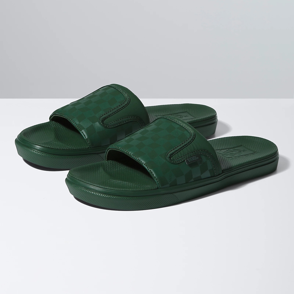 Vans UltraCush Chanclas-On Verde Oscuro | VN251G9IM52